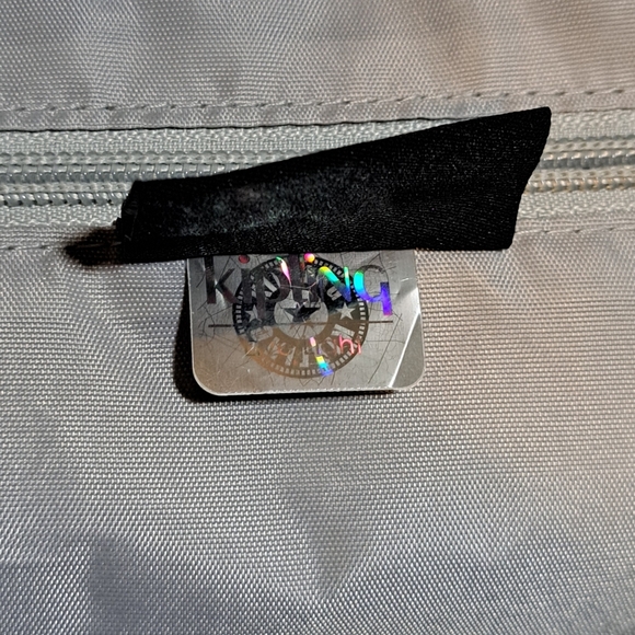Kipling Black Nylon Backpack Monkey Charm Adjustable Straps Travel Daypack